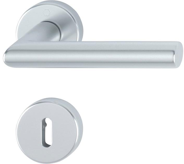 HOPPE Ручка из нержавеющей стали на розетке с накладкой Amsterdam sun-id-1456102 - Вид №4