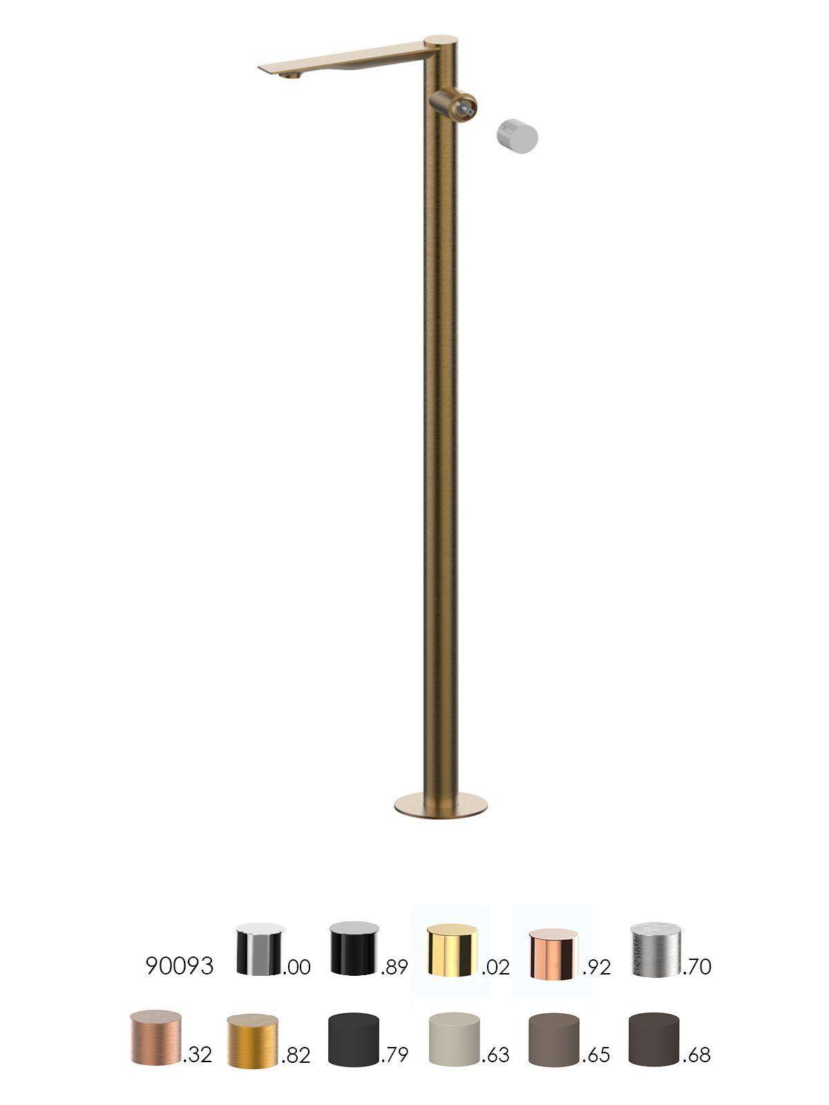 Однорычажный смеситель для раковины без стока Rubinetterie Frattini Narciso S ARCH-00128883 - Вид №10