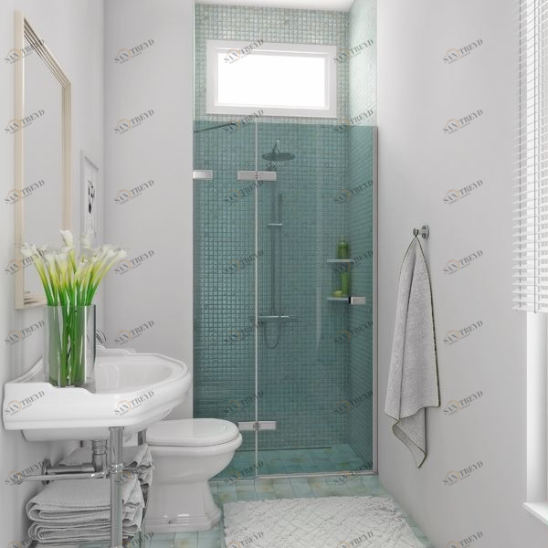 Душевая дверь в нишу 115x200 GK-862A стекло прозрачное 6 мм GUTEWETTER TREND DOOR 115X200GK862A