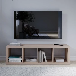 Стеллаж Konsensa Руан - 4-секционный модуль в стиле дуб для гостиной и офиса 89410099