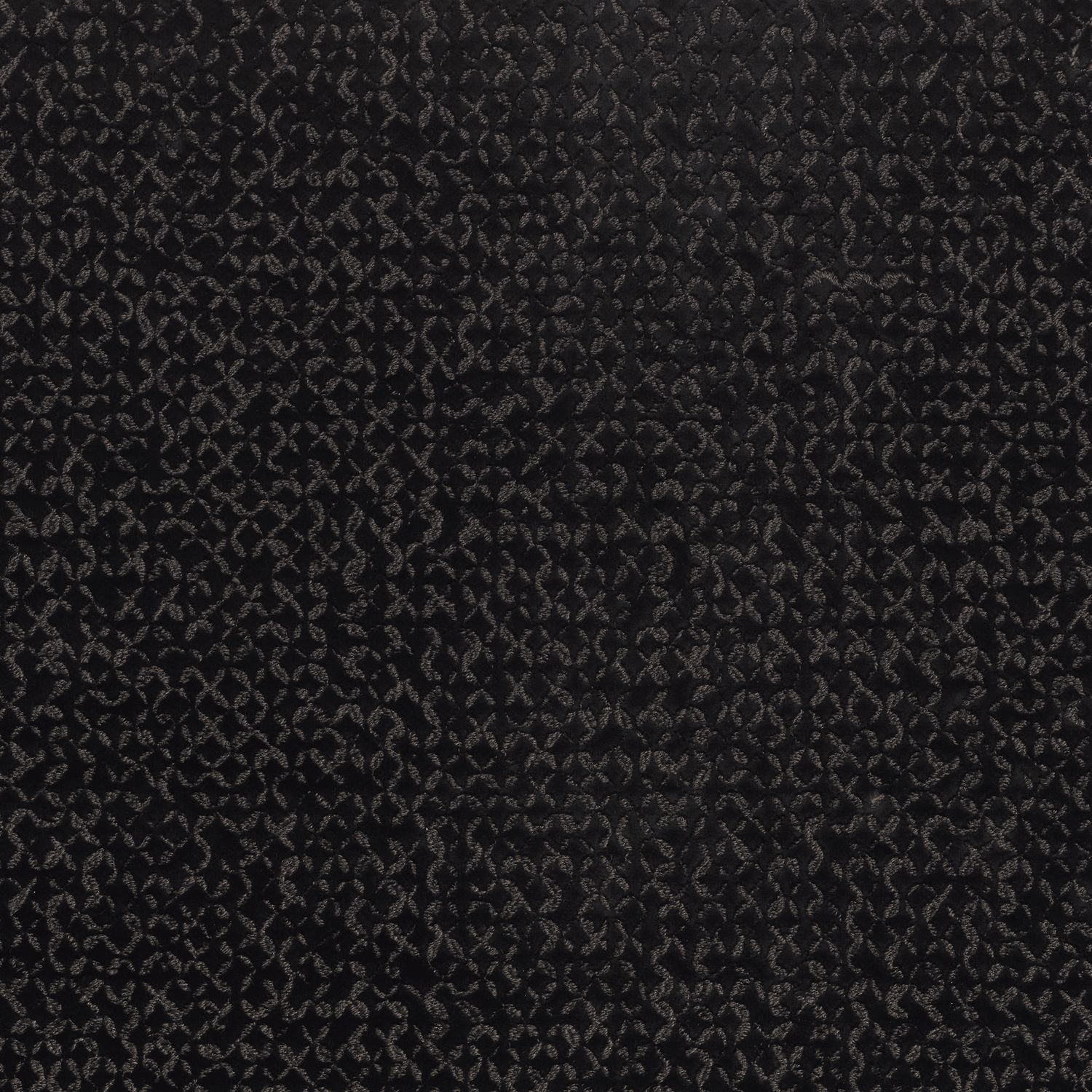 Бархатная однотонная вышитая ткань Casamance Opium ARCH-00039392 - Вид №4