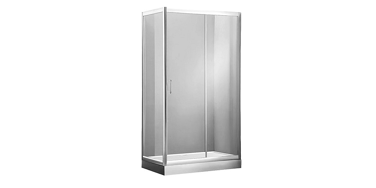 Душевой уголок Aquanet Alfa 140x80-12, прозрачное стекло 168418 - Вид №2