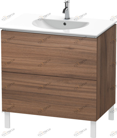 LC660607979 L-Cube Тумбочка напольная Орех натуральный, декор Duravit