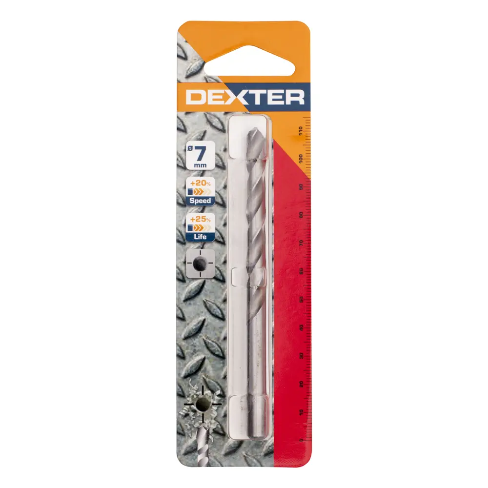 Сверло по металлу HSS-G 7х109 мм Dexter SM264 16660741 STLM-2206662  - Вид №3