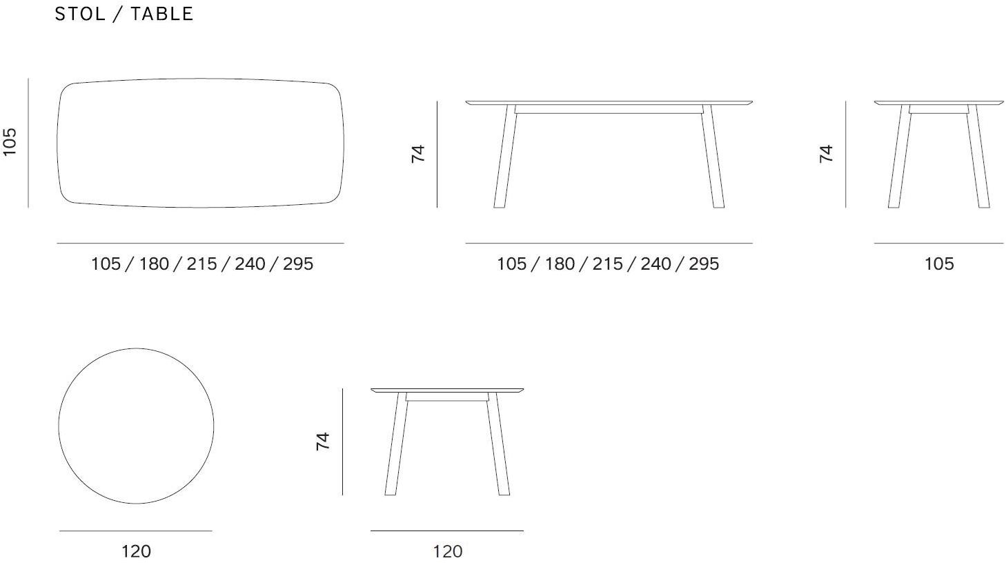prostoria Прямоугольный обеденный стол Rhomb sun-id-1371203 - Вид №1