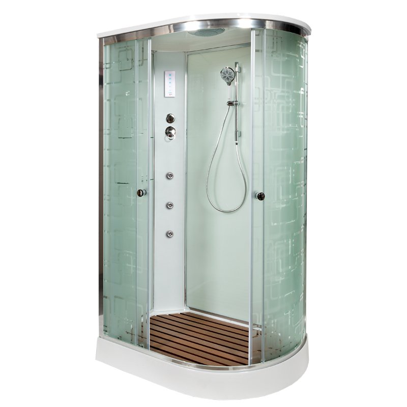 ЕМ4517 LED Душевая кабина DETO Серия EM ЕМ1512 L с гм. и эл.