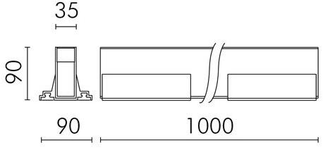SIMES Линейный световой профиль для светодиодных модулей Lineacontinua sun-id-1485597 - Вид №9