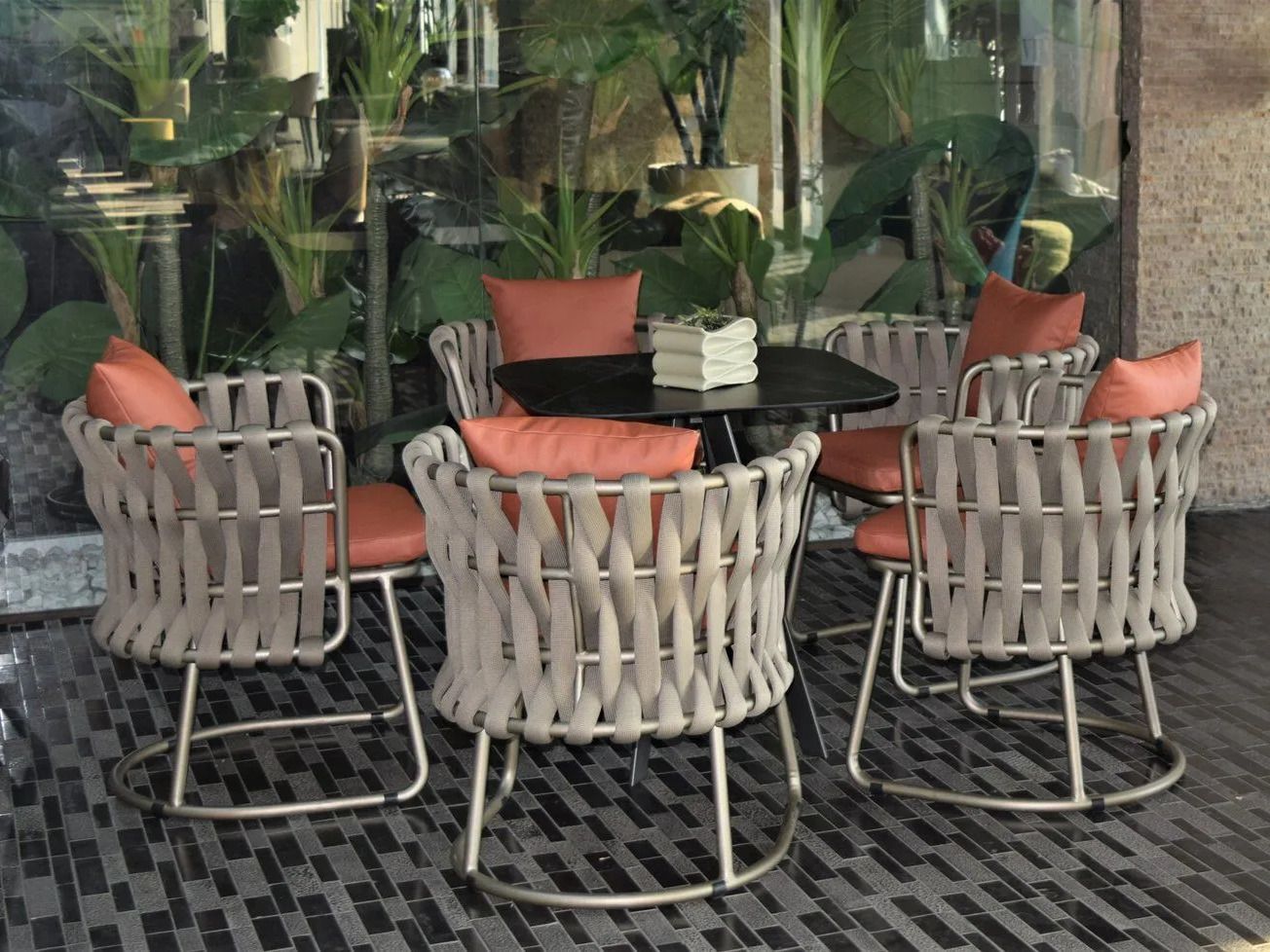 Тканевый садовый стул с подлокотниками ABLE Челси ARCH-00102557 - Вид №7