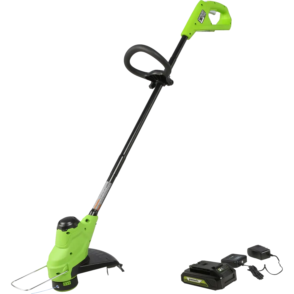 Аккумуляторный триммер Greenworks 24V для идеального газона 87231937 STLM-0073534 - Вид №1