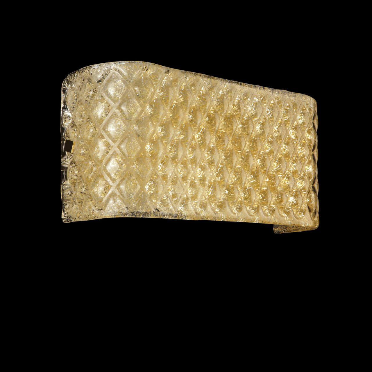 Настенный светильник Lightstar Murano 602543 LIGHTSTAR MURANO 00-3890730 Желтый - Вид №2