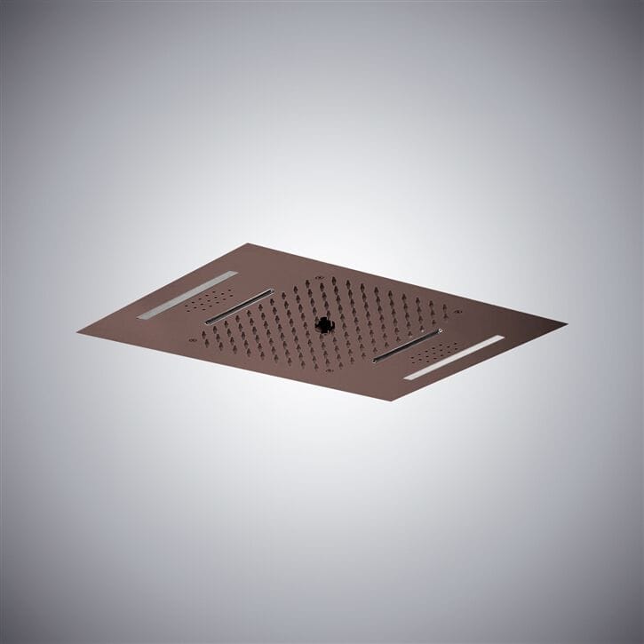 Светодиодная потолочная душевая головка из нержавеющей стали Fontana Showers Luxe Fontaine ARCH-00004624 - Вид №13