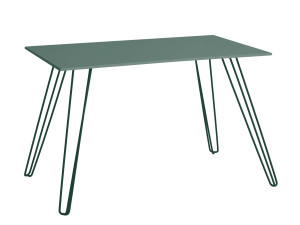 Прямоугольный садовый стол из оцинкованной стали