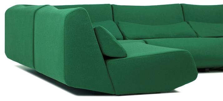 prostoria Модульный тканевый диван с шезлонгом Absent sun-id-1445868 - Вид №5