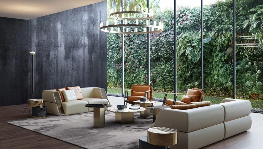 Tonino Lamborghini Casa 3-х местный диван из оленьей кожи sun-id-1344550 - Вид №3