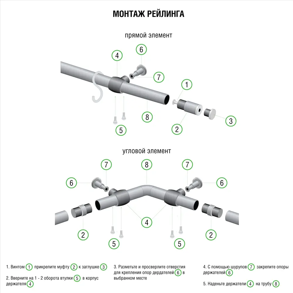 Рейлинг Delinia 16х16х1000 мм цвет бронза 15873496 STLM-2169125  - Вид №1