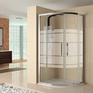 ДУШЕВОЙ УГОЛОК ЧЕТВЕРТЬ КРУГА CLEAR 75Х75 СМ