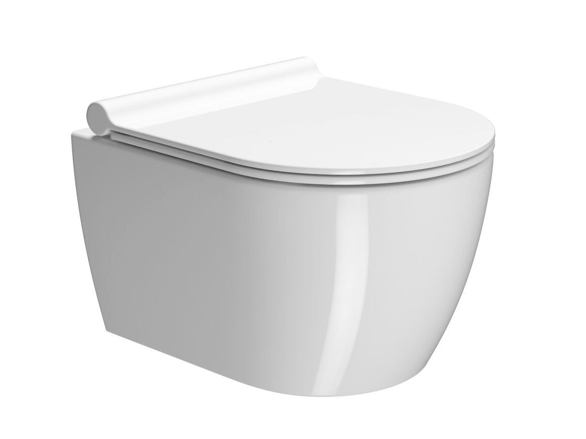 Керамический подвесной туалет с системой слива Swirlflush® GSI ceramica Pura ARCH-00149400 - Вид №6