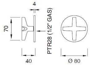 Ceadesign Переключатель из нержавеющей стали Cross Dev 14 - Вид №1