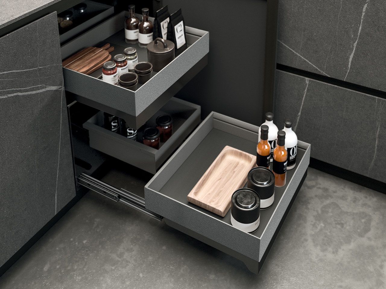 Встроенная кухня с островом Arrital Ak_04 ARCH-00032596 - Вид №6