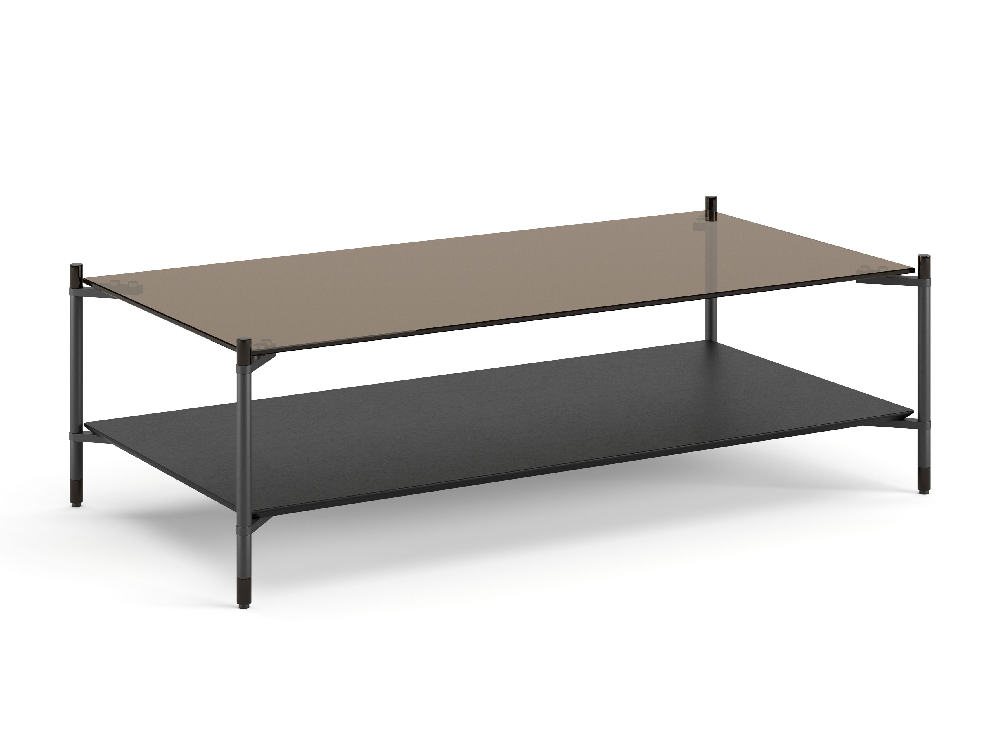 Прямоугольный стеклянный журнальный столик Ersa Tube ARCH-00047250