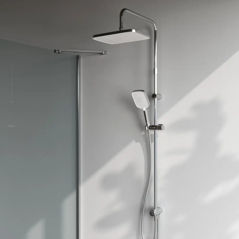 Душевая система AM.PM Flash — стильный душ с верхней лейкой 89346516 STLM-0986473