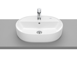 Фарфоровая столешница овальная раковина