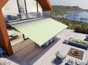 Открытый цветочный узор ткань для штор