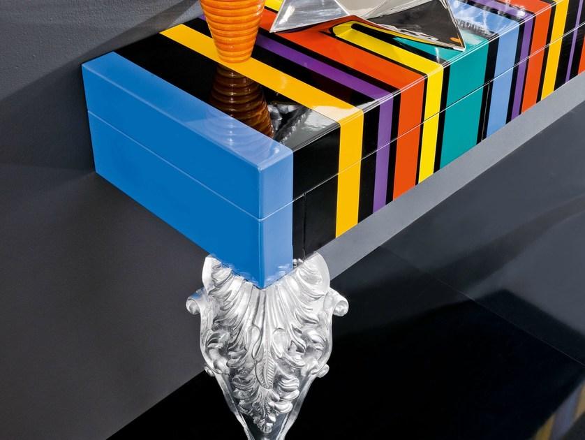 Modenese Gastone Прямоугольная лакированная консоль Minimal baroque 42601 - Вид №2