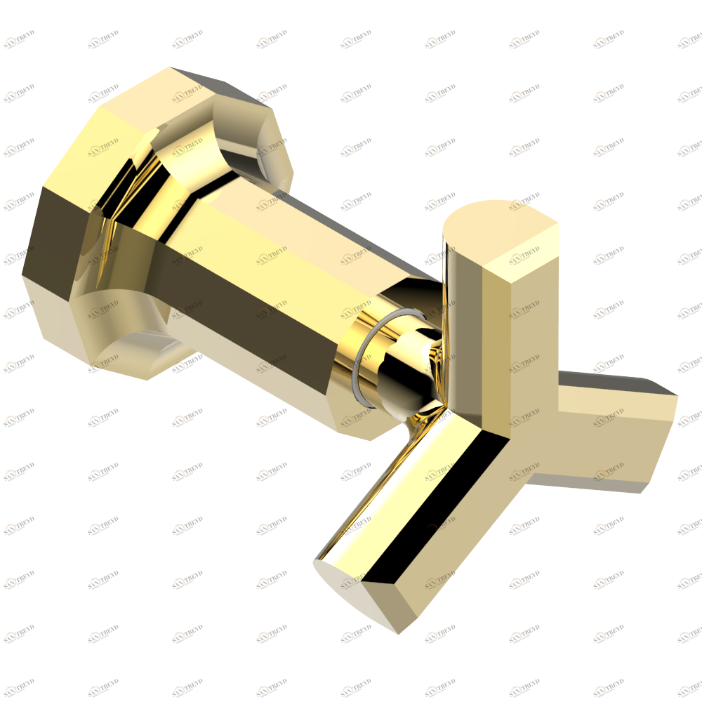G8A-30B Маховик для встраиваемого в стену вентиля Thg-paris Les Ondes Покрытие PVD золотистый цвет G8A 30B CAT.F