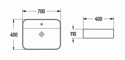 Раковина чаша SL-1007 SANTILINE  - Вид №1