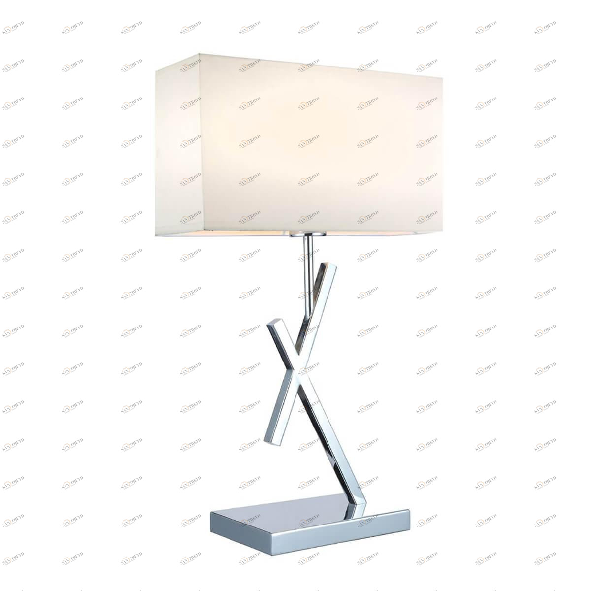 Настольная лампа Omnilux OML-61804-01 OMNILUX ИНТЕРЬЕРНЫЕ 191512 Белый;серебро 