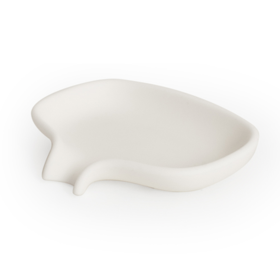 263830 Мыльница с носиком для слива белая(малая) Bosign  - Вид №1