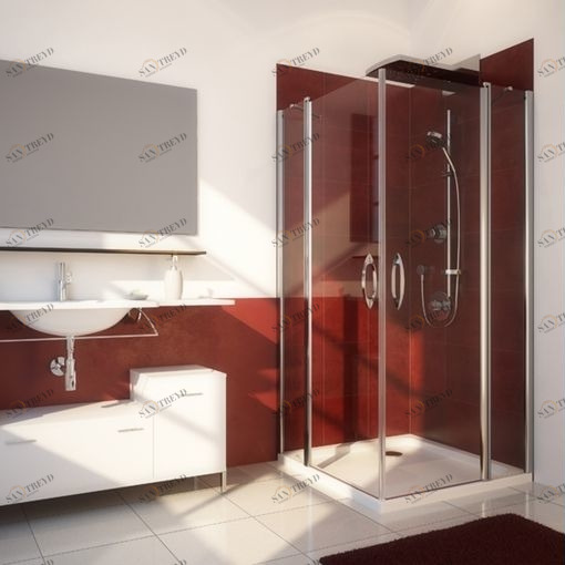 Душевая кабина 105x105 GK-604 стекло прозрачное GUTEWETTER LUX SQUARE 105X105GK604