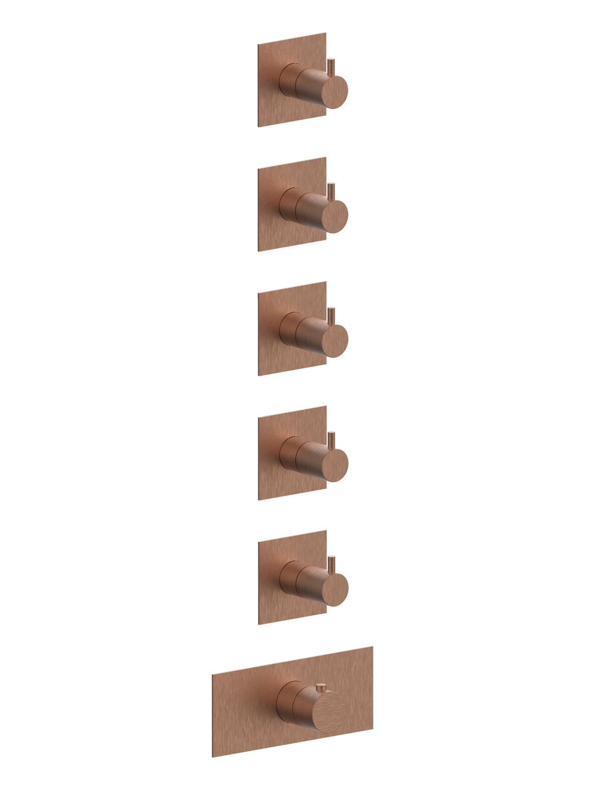 Термостатический смеситель для душа с 6 отверстиями Rubinetterie Frattini отдельная эстетика ARCH-00027128 - Вид №14