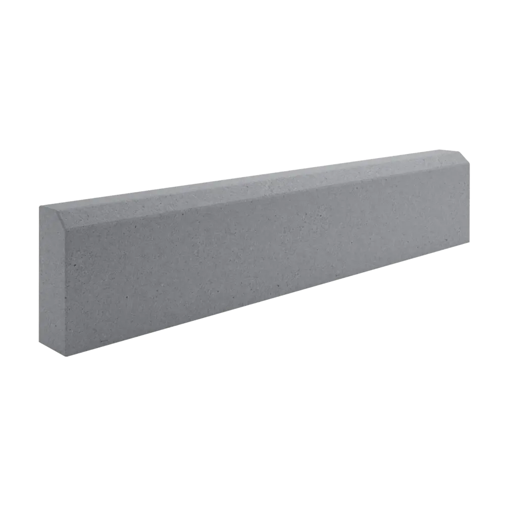 Камень бортовой 1000x200x80 мм серый 82907333 STLM-2111790 Santreyd 