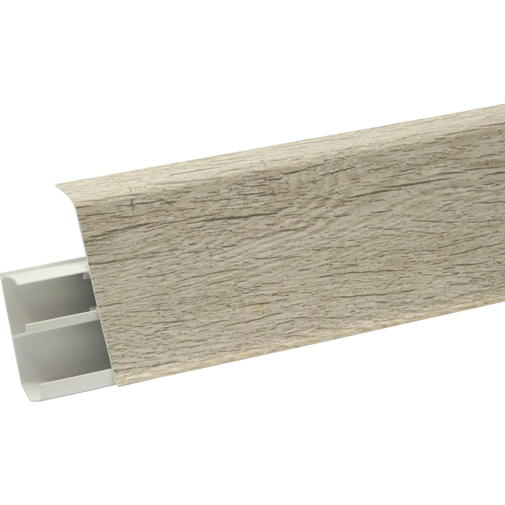 Плинтус напольный Santreyd Суматра ПВХ 8 см - элегантное завершение интерьера 83410233 STLM-0041065