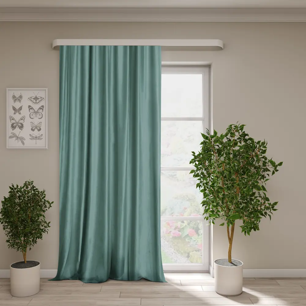 Santreyd Бархат для штор - нежный мятный оттенок 82861238 STLM-0037314 - Вид №4