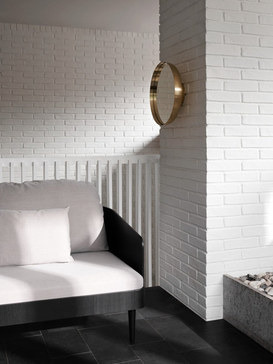 5709262001378 Зеркало Darkly, большое, латунь LuceLight  - Вид №3