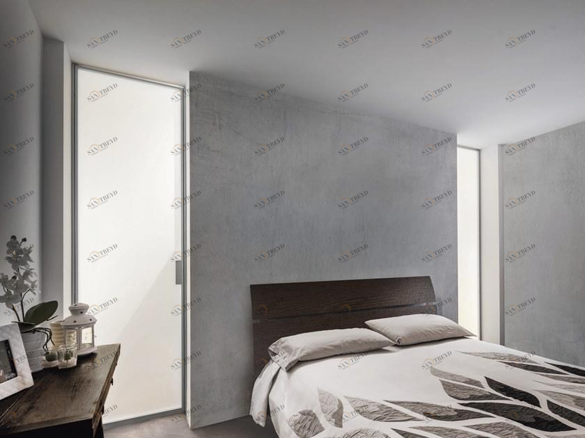 BLUINTERNI Распашная стеклянная дверь Quadro-line sun-id-1473614