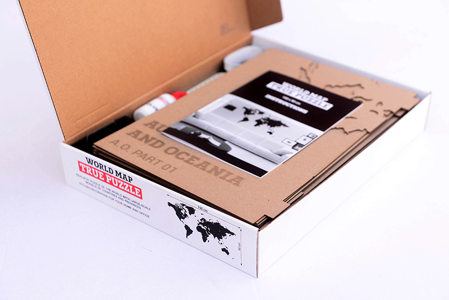 1601-11 new Пазл «карта мира» черная 150х90 см new Mimi  - Вид №10