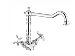 Кухонный кран с поворотным изливом