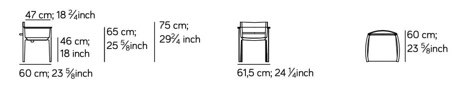 Стул из кожи и дерева Amura Stilt ARCH-00068836 - Вид №7