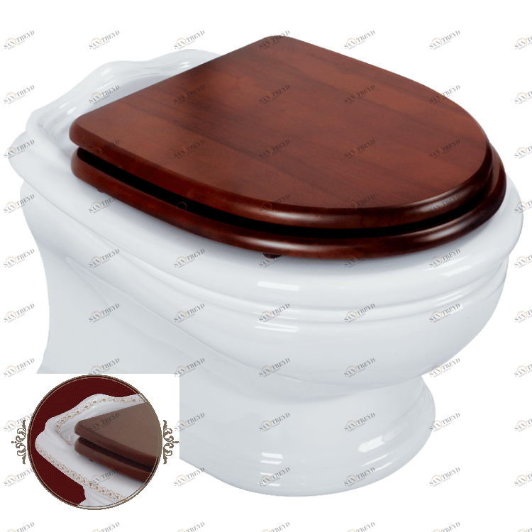 ML.MLD-25.740.D3.BR Подвесной унитаз настенный Белый Migliore  Италия 