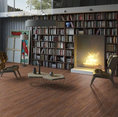 Виниловый ламинат Tarkett Lounge Serge Дуб с брашью (Текстурированная) 914,4х152,4/101,6 мм 1000901236 - Вид №1