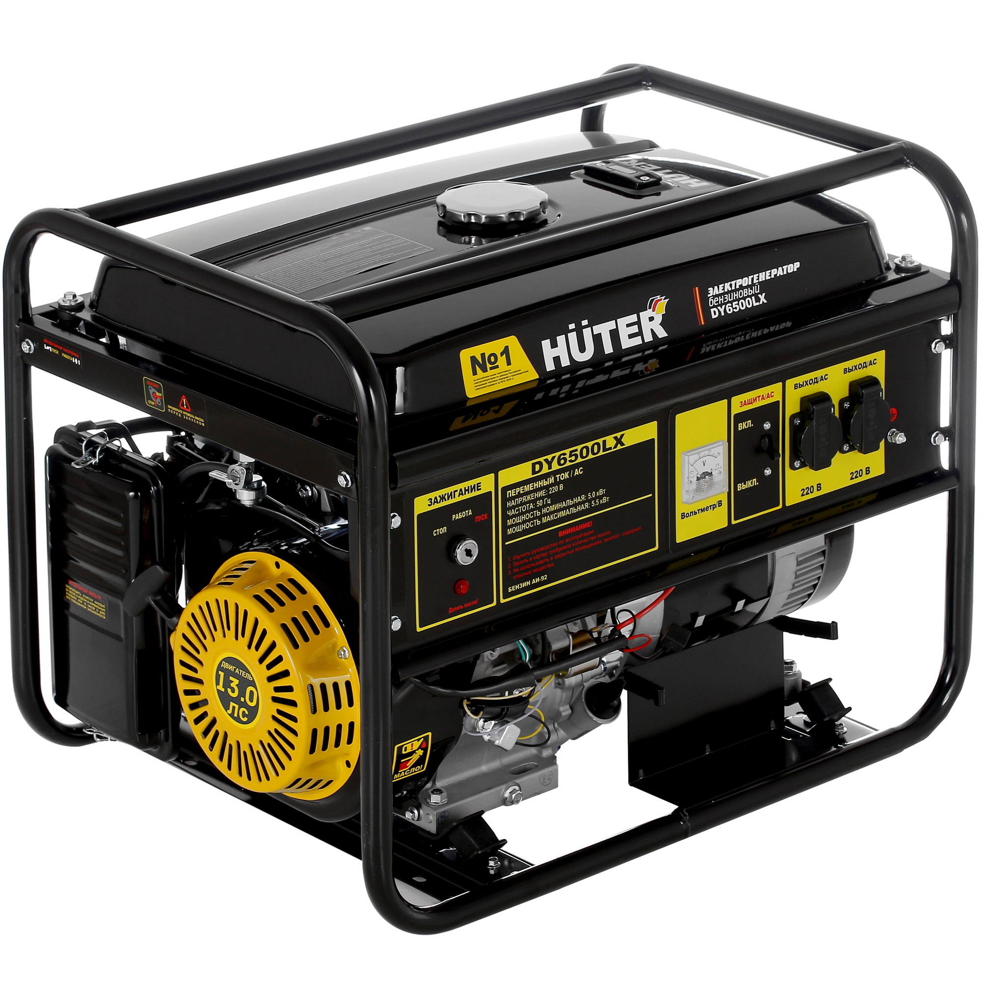 Электрогенератор   бензиновый Huter DY6500LX 1065748 STDN-0018641