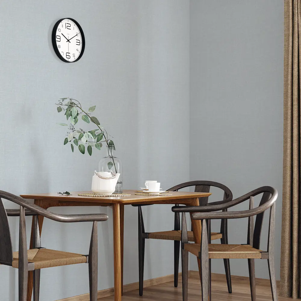 Обои флизелиновые Palitra Simple SP72075-64 голубые с текстурой рогожка 88063441 Rogozhka STLM-0834866 - Вид №4