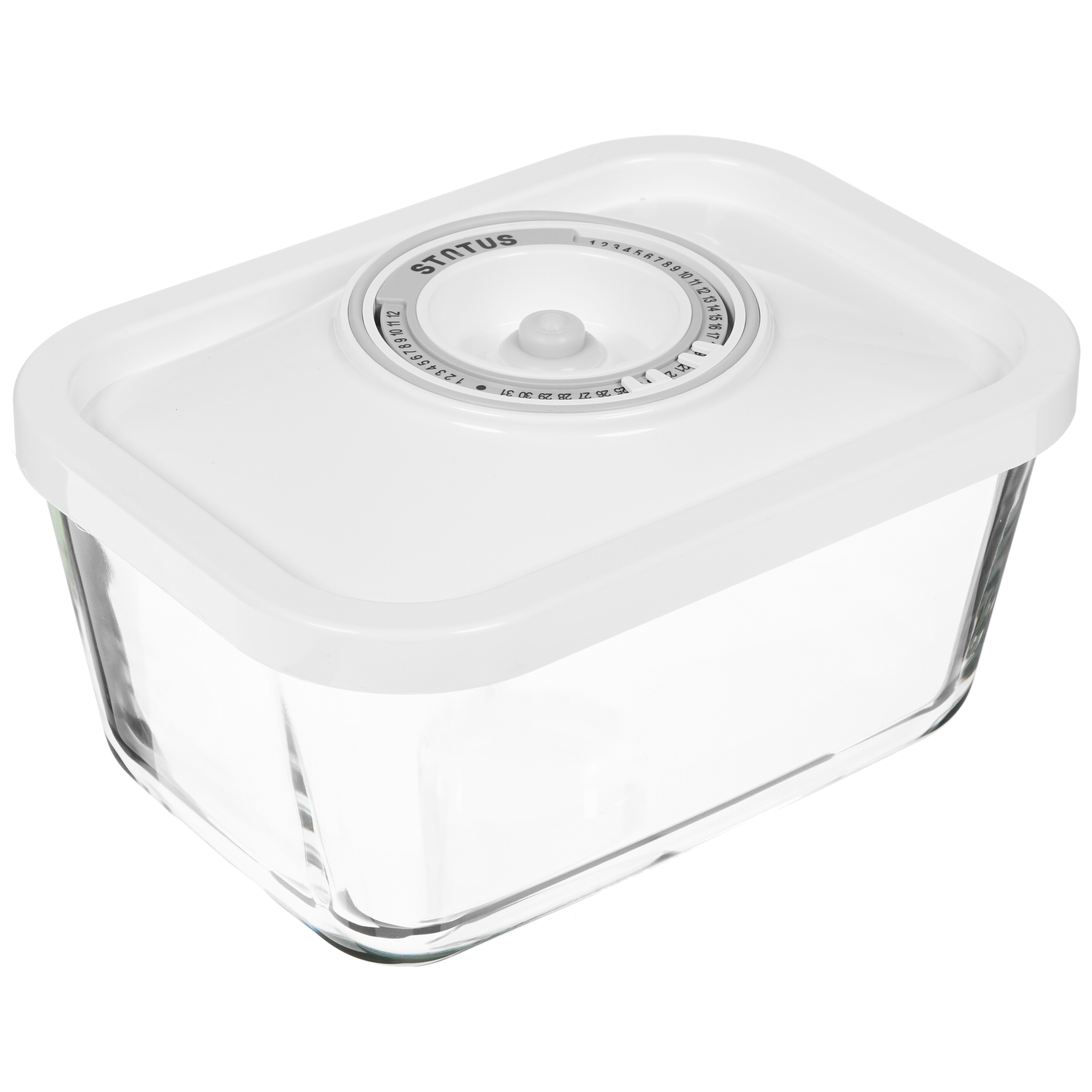 1625888 Набор вакуумных контейнеров STATUS VAC-Glass-Set White 0.5 л, 3 л, 1.5 л STDN-0022705 - Вид №5