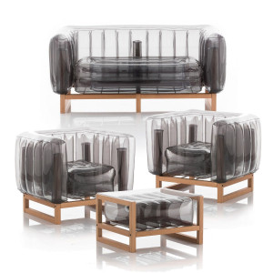 MOJOW ГОСТИНАЯ И КОФЕЙНЫЙ СТОЛ YOMI Wood GARDEN Черный SY2FY1CY1TBYKEKOCB04NC