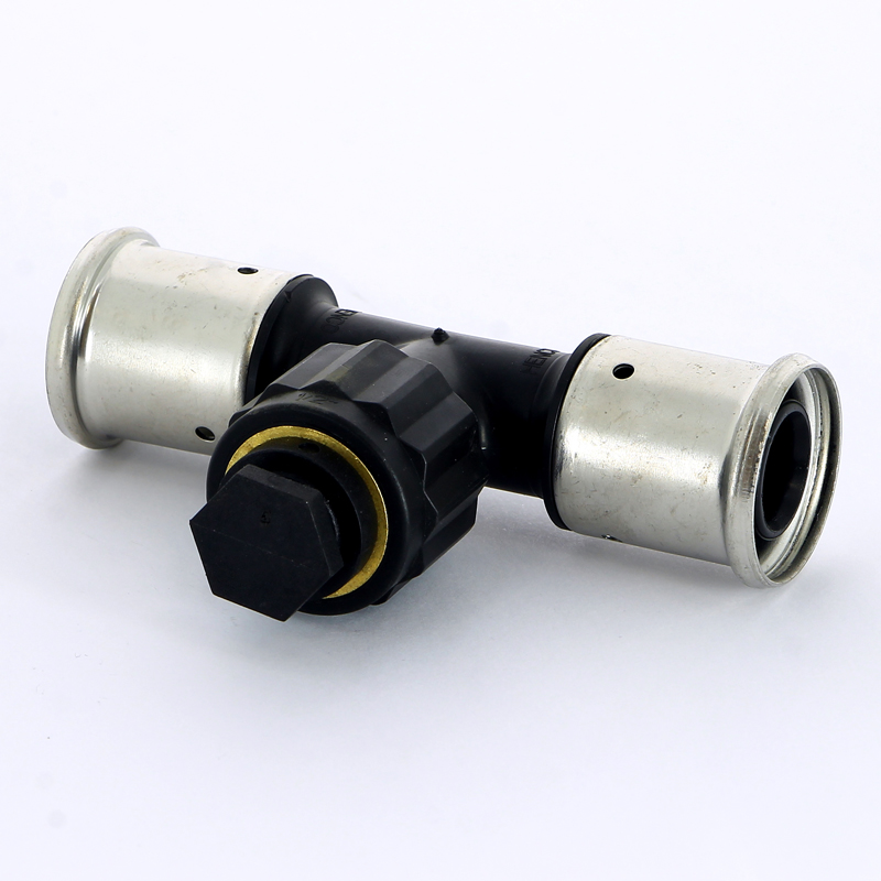 Тройник пресс-В PVDF HENCO 20x3/4"x20 13PK200520 - Вид №2