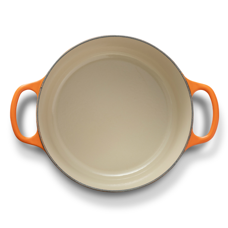 Кастрюля чугунная Le Creuset, Ø22 см, оранжевая 21177220902430 - Вид №2